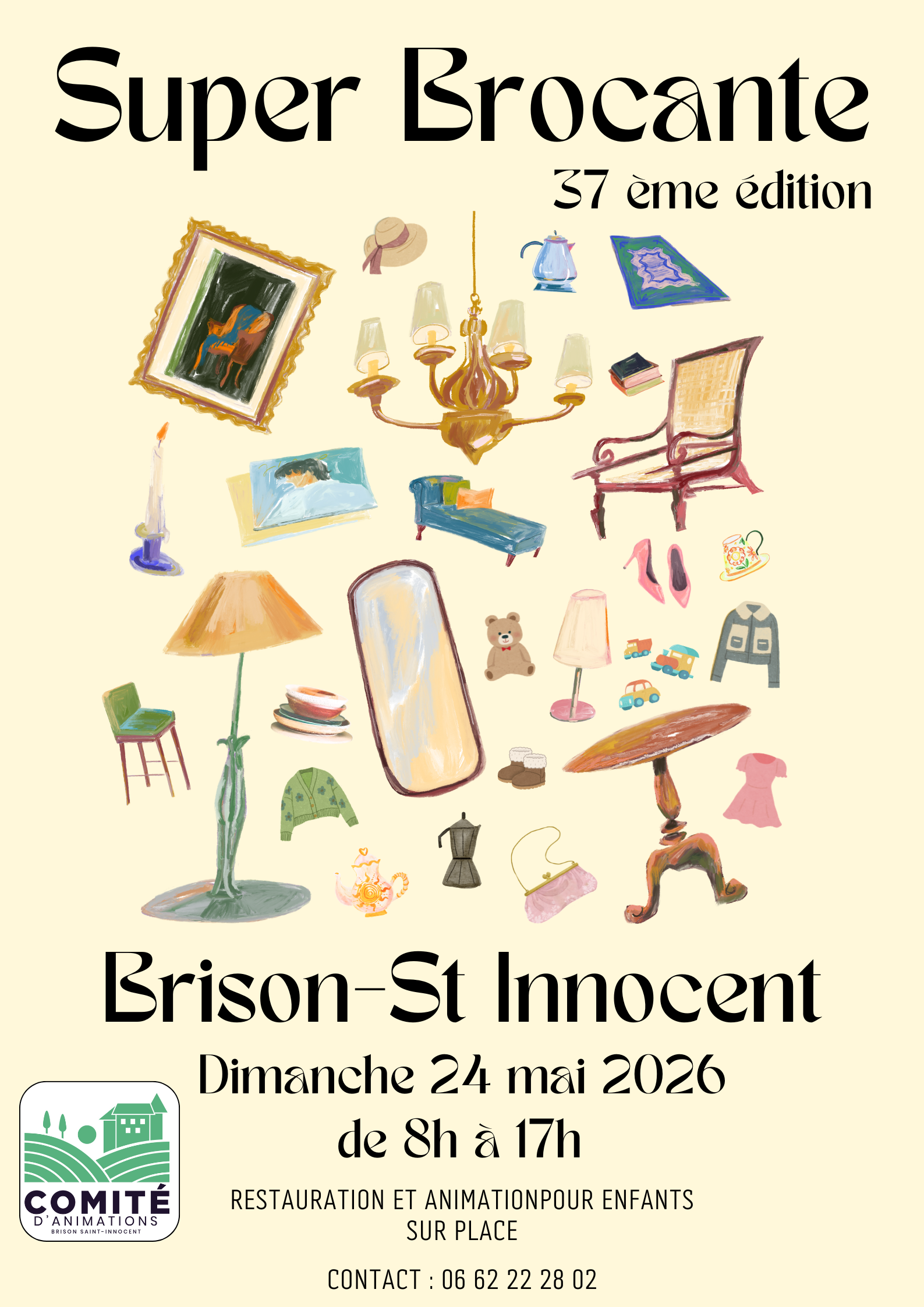 Evènement : 37éme Brocante Gérant de Brison Saint Innocent