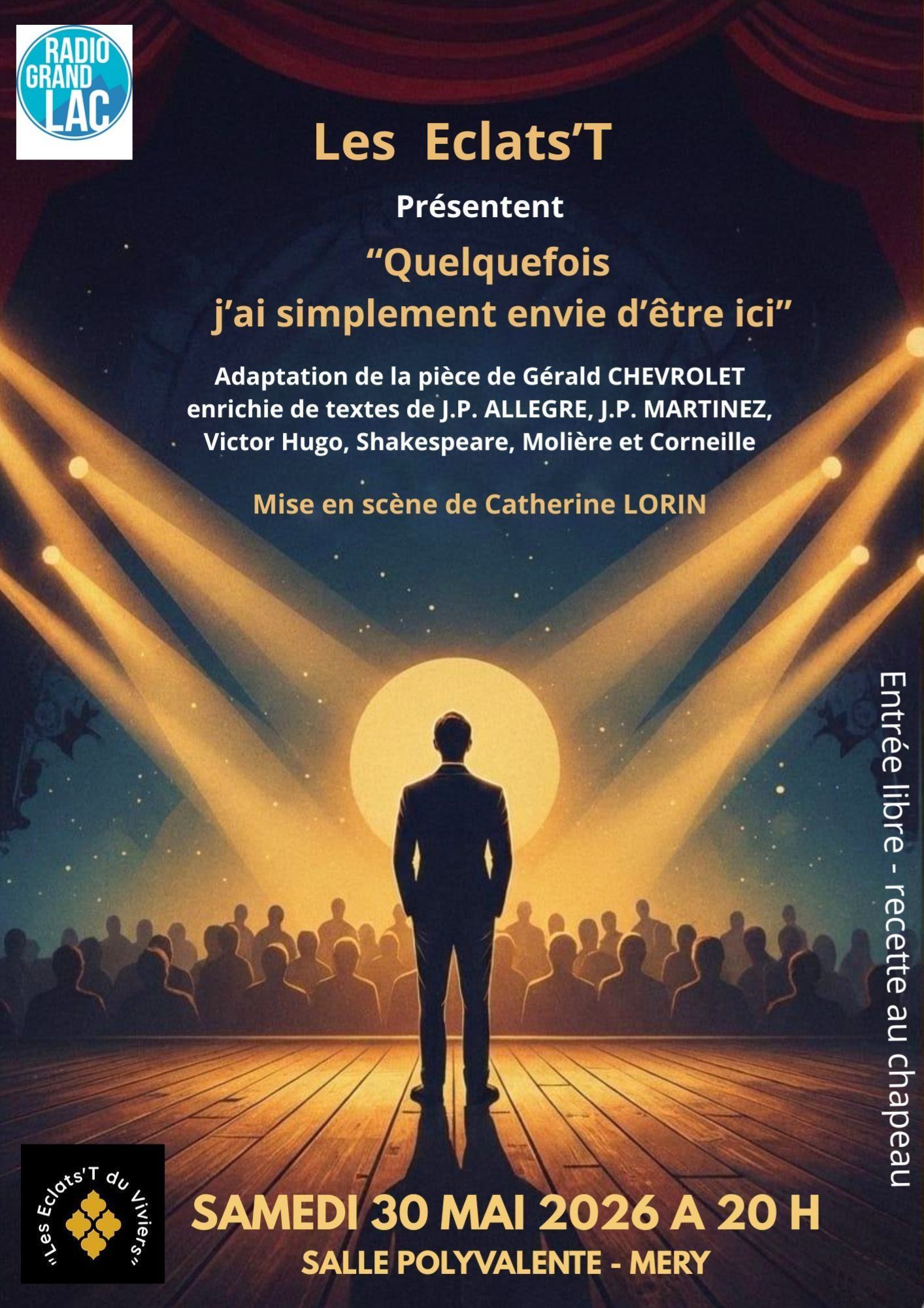 Évènement : Quelquefois, j'ai simplement envie d'être ici