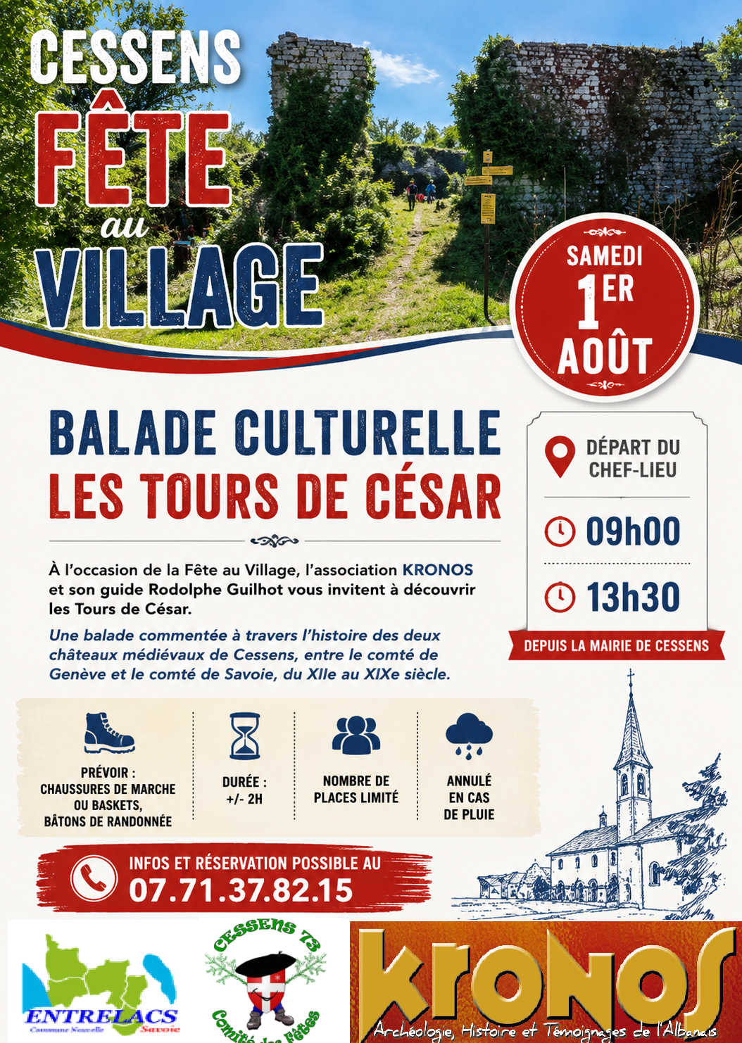 Évènement : Balade Culturelle Les Tours de César