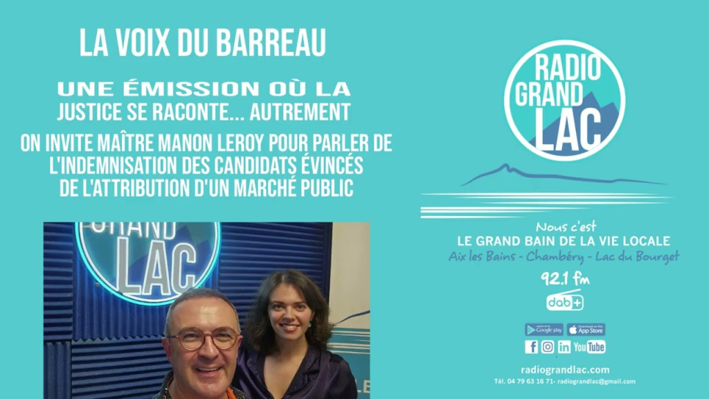 La Voix du Barreau - L'indemnisation des candidats évincés de l'attribution d'un marché public 37 maxresdefault 11